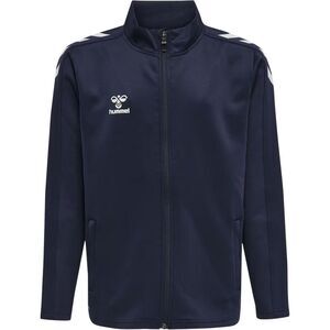 Hummel Mens Zip Neck Athletic Track Jacket / Marine